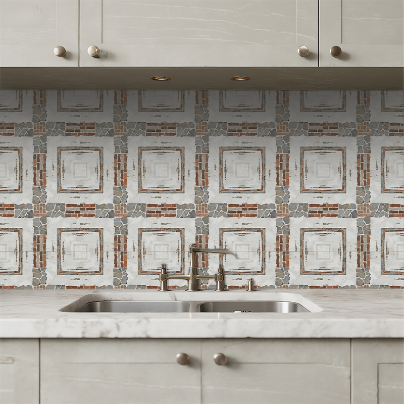 3D Vintage Industrial Peel and Stick Wall Tile
