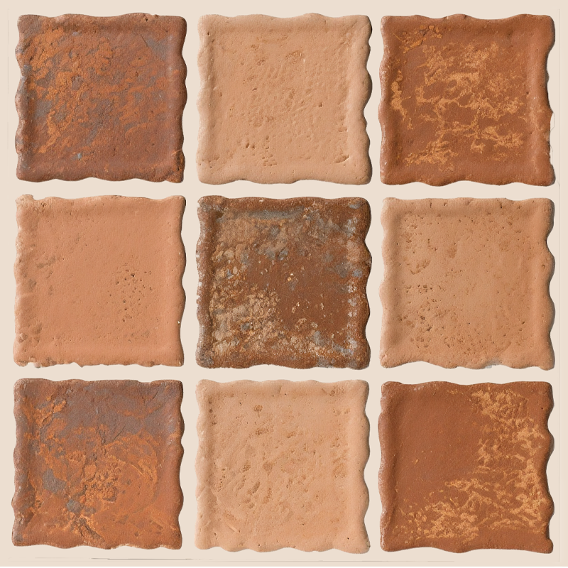 3D Vintage Terracotta Brick Style Peel and Stick Wall Tile