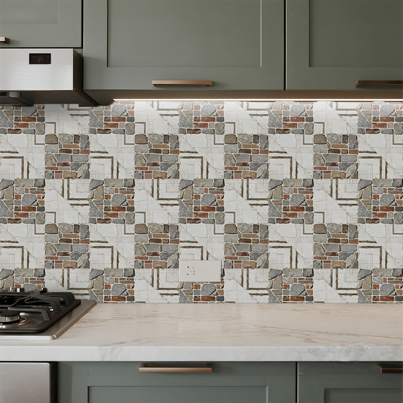 3D Industrial Style Peel and Stick Wall Tile