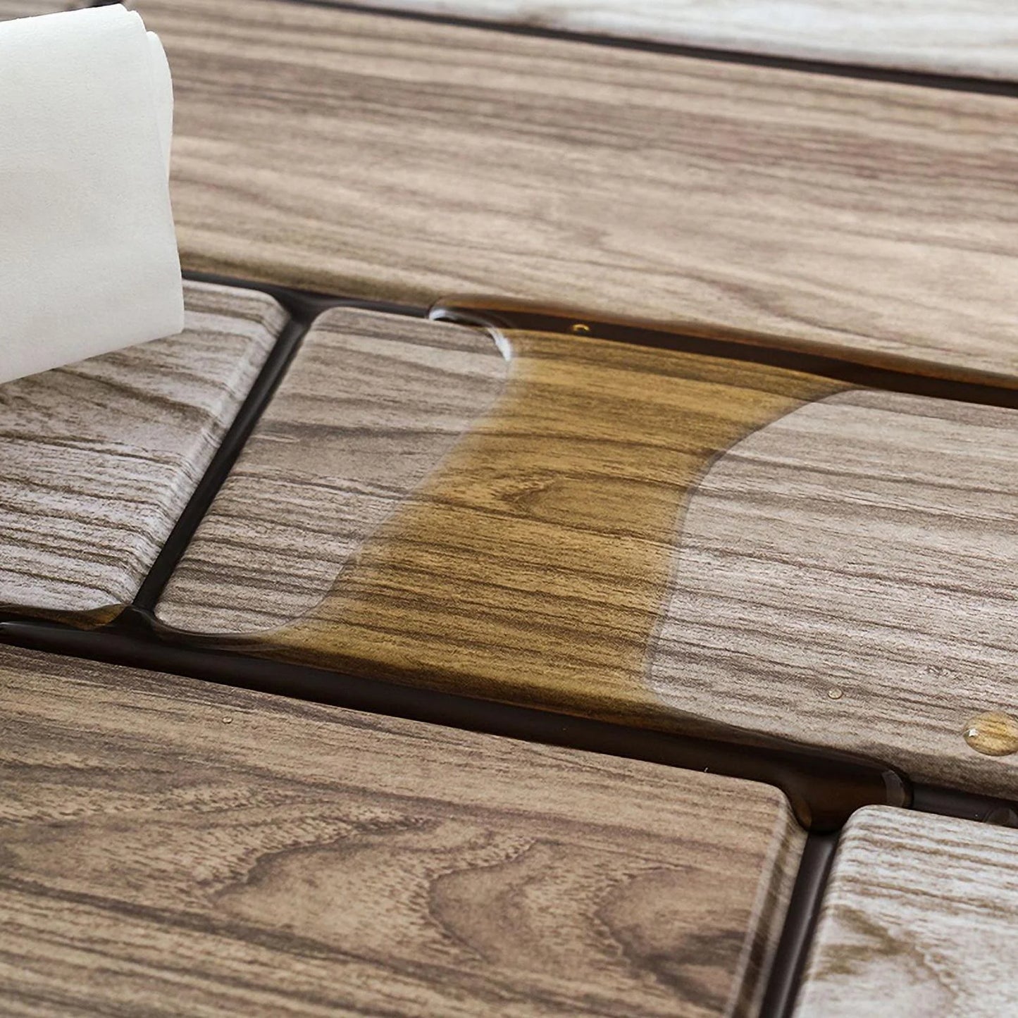 3D Grey and Black vintage Peel and Stick Wall Tile