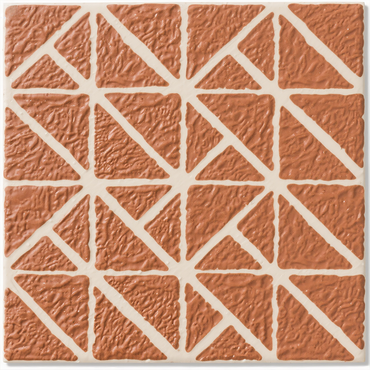 3D Triangular Brick Relief Pattern Peel and Stick Wall Tile