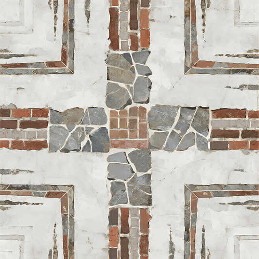 3D Vintage Industrial Peel and Stick Wall Tile