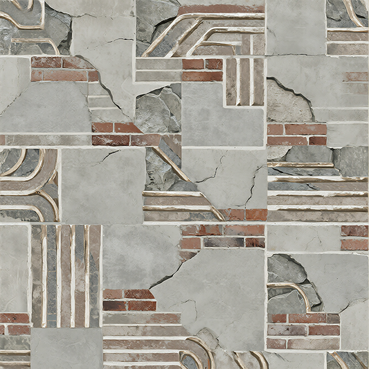 3D Industrial Loft Style Peel and Stick Wall Tile