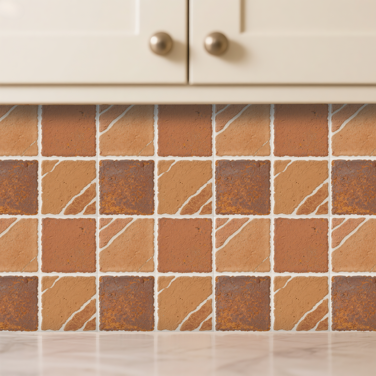 3D Vintage Irregular Stone Brick Style Peel and Stick Wall Tile