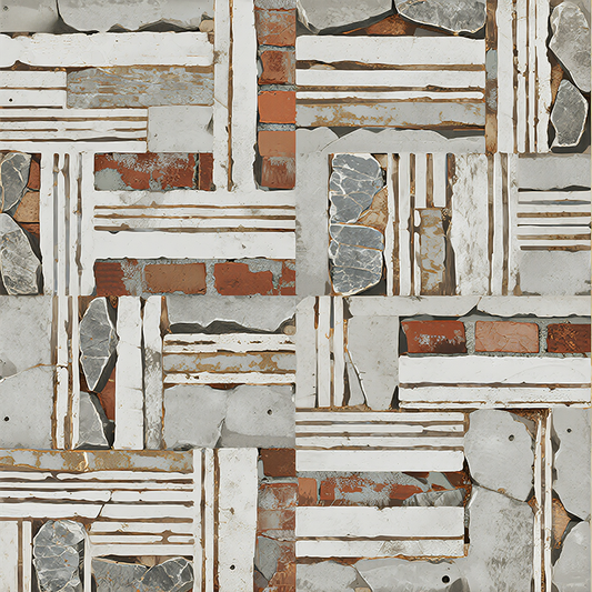 3D Rustic Industrial Peel and Stick Wall Tile