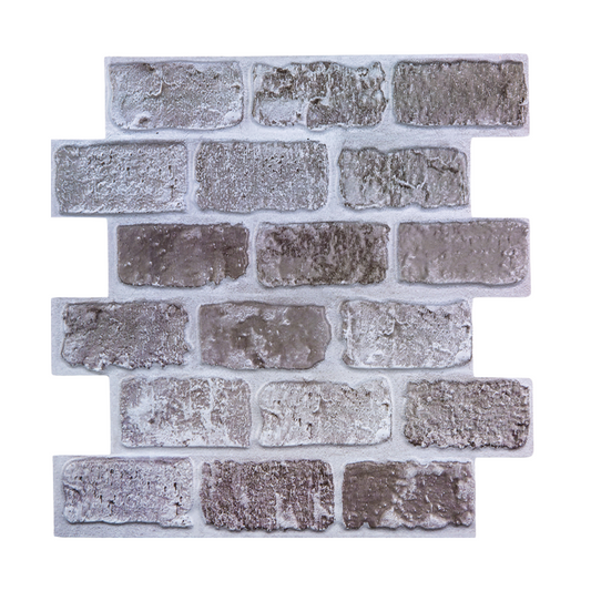 3D Black Brick Peel and Stick Wall Tile