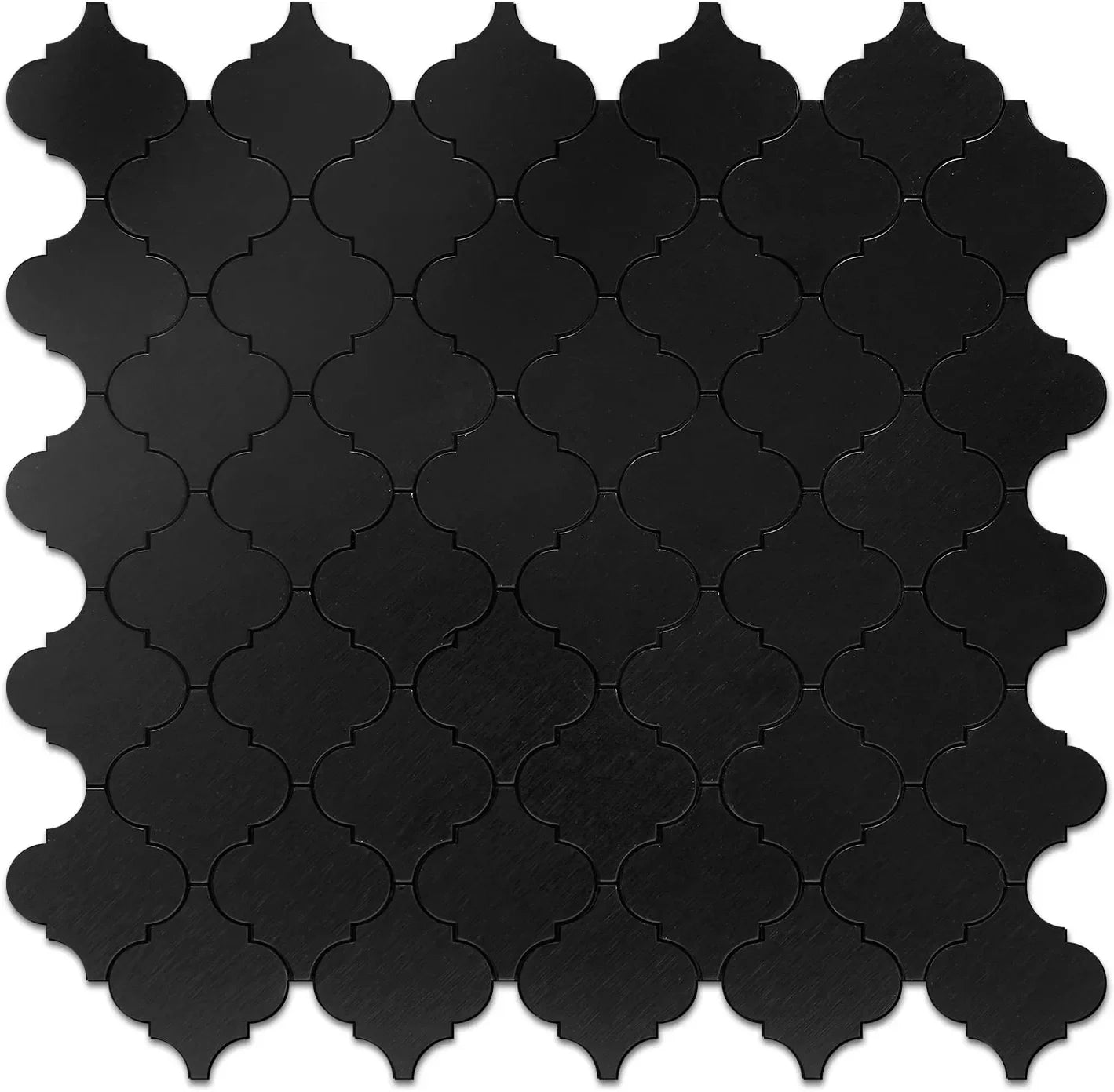Arabesque Peel and Stick Tiles - Black