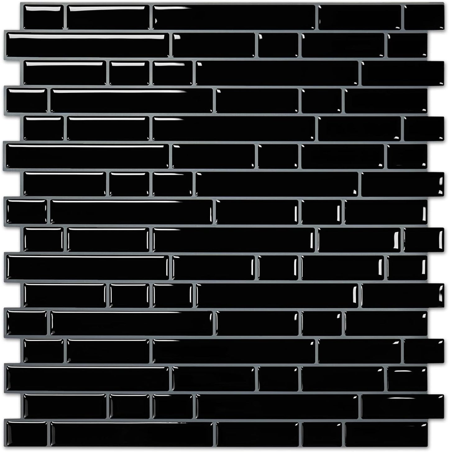 Linear Blend Backsplash - Black