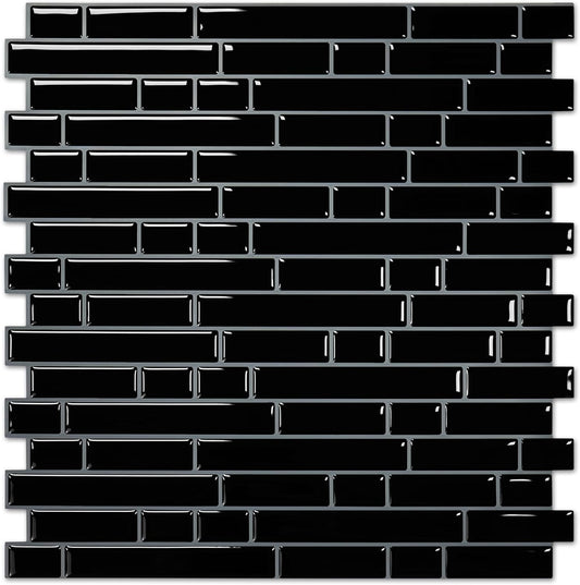 Linear Blend Backsplash - Black