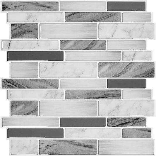 Blend Tiles Peel and Stick Tile Backsplash - Gray