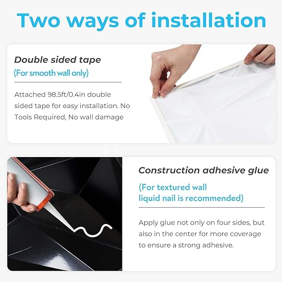 Irregular Diamond 3D Wall Panels - Brushed Silver