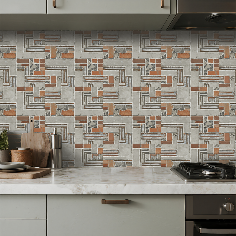 3D Industrial Chic Peel and Stick Wall Tile