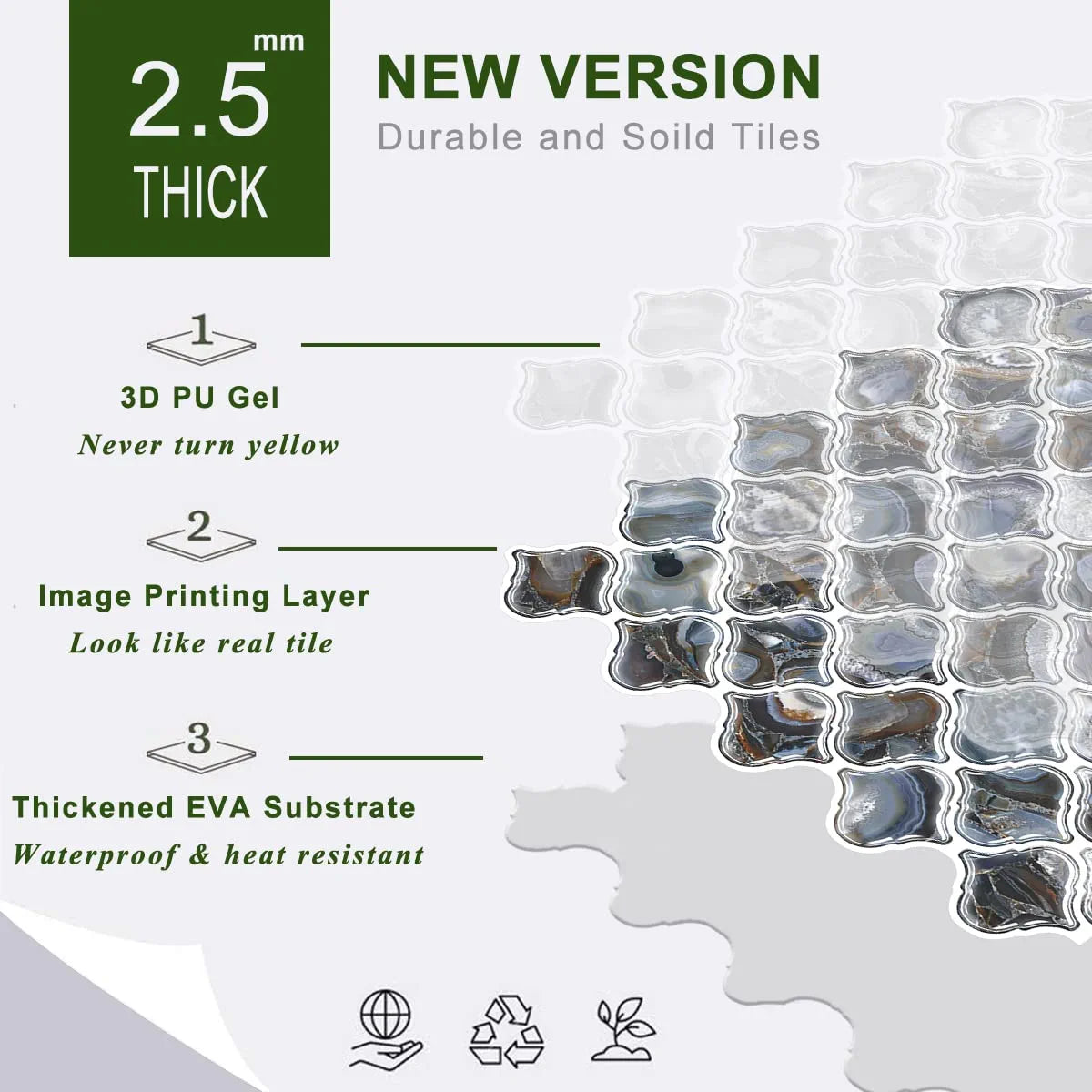 Arabesque - Faux Blue Agate