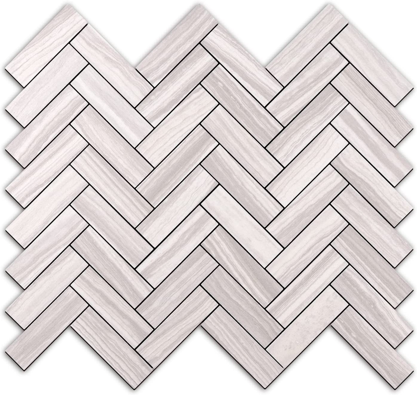 2022 Herringbone Wall Tile - Grey Serpeggiante
