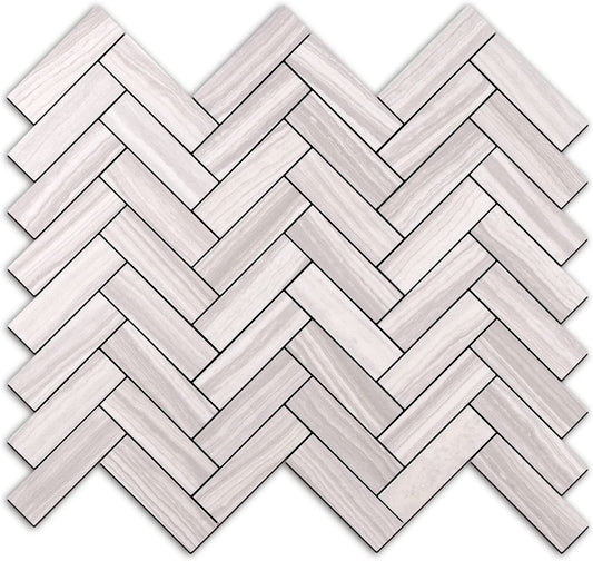 2022 Herringbone Wall Tile - Grey Serpeggiante