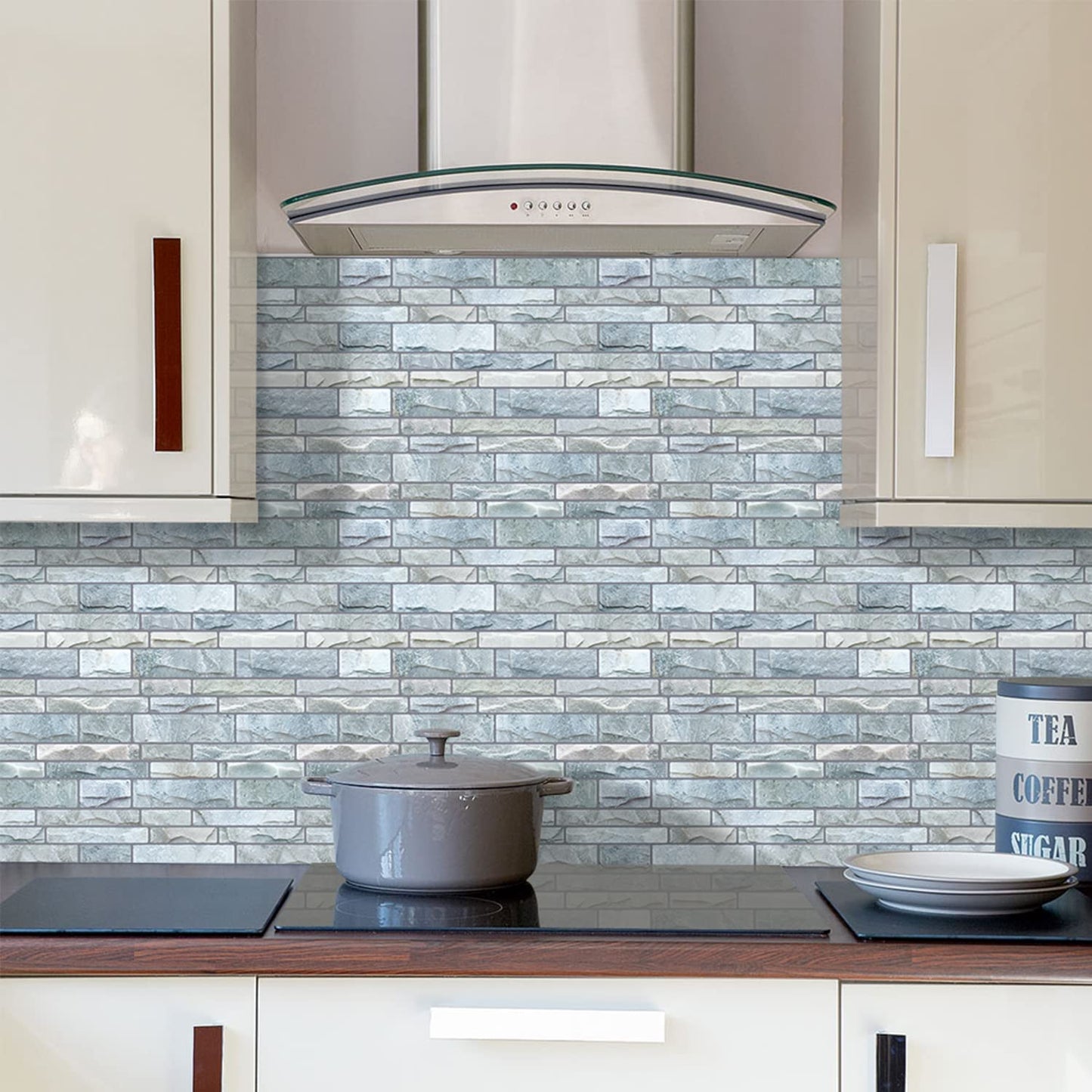 Blend Tiles Peel and Stick Tile Backsplash - Cultured Stone Look
