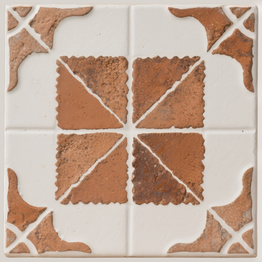 3D Vintage Geometric Pattern Tile Style Peel and Stick Wall Tile