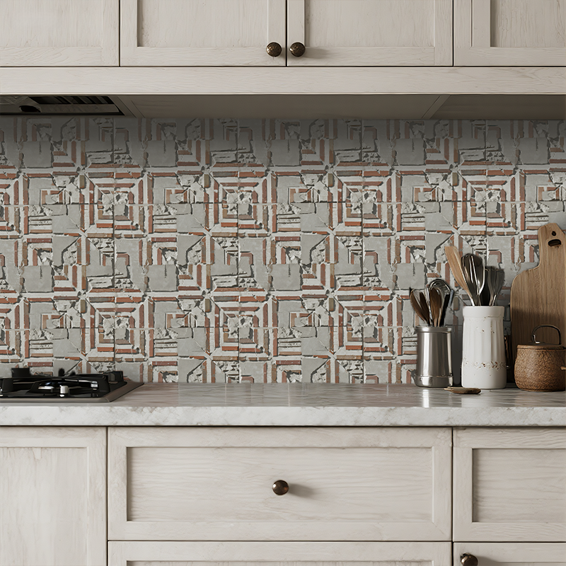 3D Industrial Vintage Style Peel and Stick Wall Tile