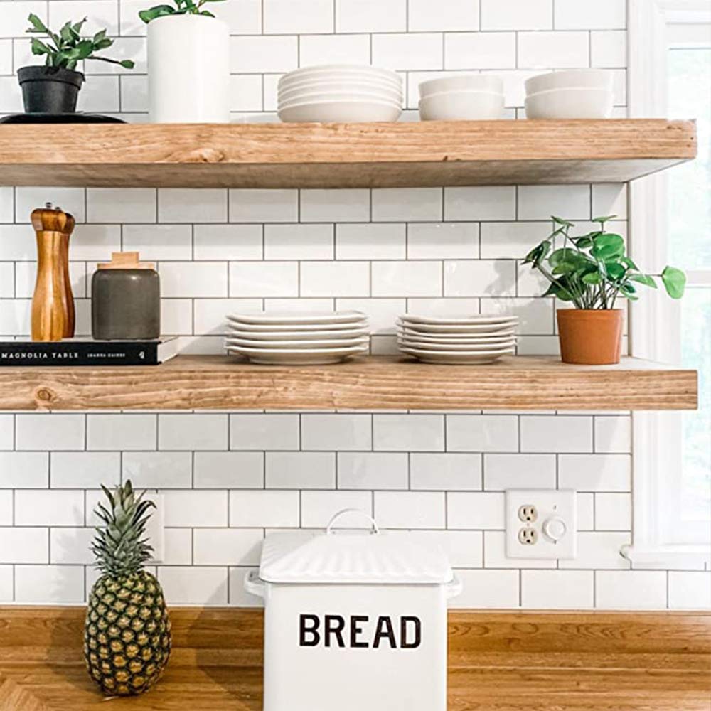 Subway Tile Peel and Stick Backsplash - White