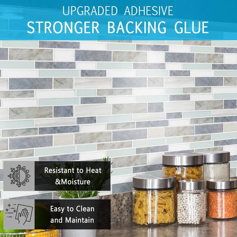 Vamos Tile Linear Blend - Light Blue