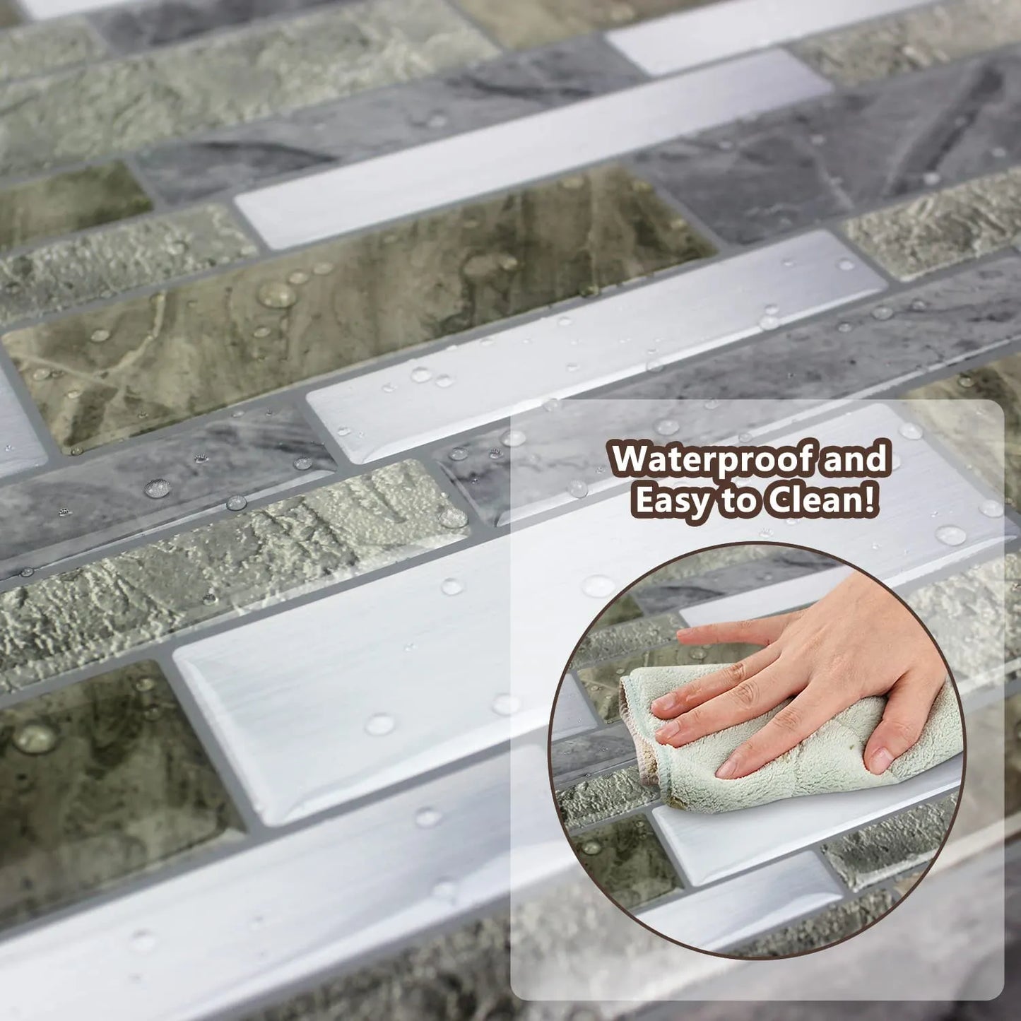 Vamos Tile Linear Blend - Silver Brown