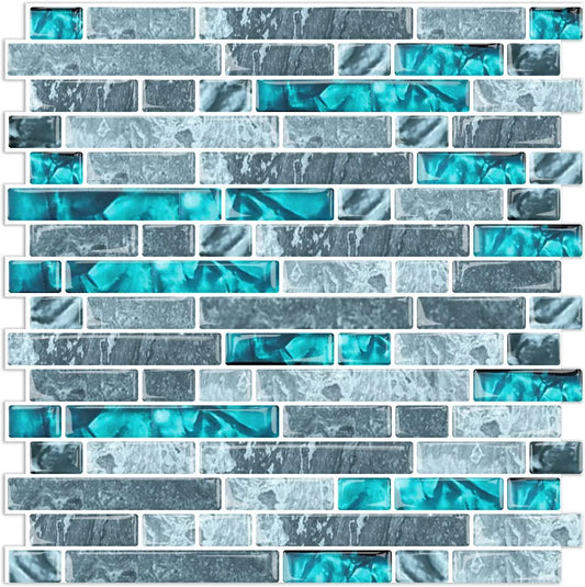 Linear Blend - Gray & Teal
