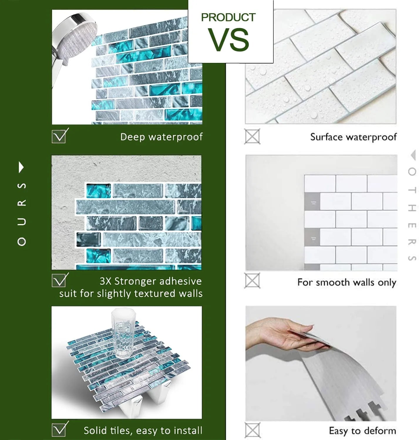 Linear Blend - Gray & Teal